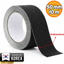 Badem10 Güçlü Yapışkanlı Zemin Kaydırmaz Bant 50 mm x 10 Metre Kaliteli Dayanıklı Kore Üretimi