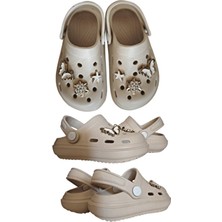 Famele's Cross 755 Anatomik Taşlı Eva Plaj Deniz Günlük Kız Çocuk Terlik