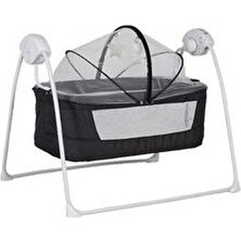 Caretta Elektirikli ve Pilli Beşik Gri