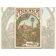 Kuenta Art Nouveau Şehir Posterleri