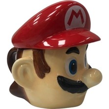 İntora Bıyıklı Adam Tasarımlı Seramik Kapaklı Kupa Bardak