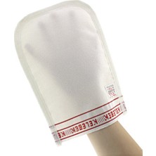 Color Socks Kelebek Kese Kalın Beyaz Banyo Hamam Kesesi