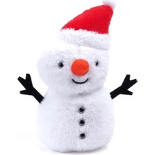 Peluş Kardan Adam Yılbaşı Konsept Yastık Oyun&uyku Arkadaşı 35 cm
