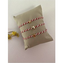 Nazlı 3'lü Kalp,yıldız,yonca Marteniçka Bileklik