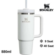 Stanley Quencher H2.o Flowstate™ Tumbler Pipetli Termos 0.8l Pipetli Matara Beyaz