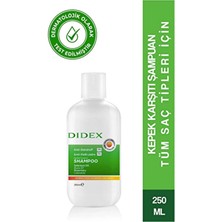 Didex Bitkisel Kepek Şampuanı 250 ml Tüm Saçlar İçin Parabensiz Vegan Kepek Önleyici Etki