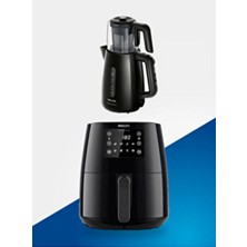 Philips HD9243/90 Airfryer ve HD7301/00 Çay Makinesi Setli Ürün 1.9 Litre Kapasite ile Hızlı Isınma