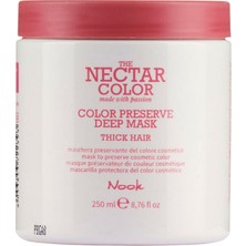 Nook Nectar Color Kalın Telli Boyalı Saçlar İçin Parlaklık Koruyucu Etkili Yoğun Onarıcı Maske 250ml
