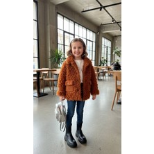 HC Kids Wear Pelüş Kaban Kıvırcık Garson Boy