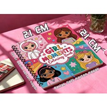 Pink Swan Craft Girls Moments Bold And Easy 20 x 20 cm Büyük Boyama Kitabı