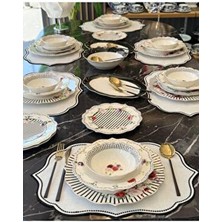 Onedekor 24 Parça Porselen Roseline Yemek Takımı JV12770