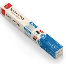 Nish Coffee Single Orijin Kapsül Kahve Ethiopia (Nespresso Uyumlu)-10 Adet