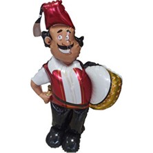 Öz-Bal Ramazan Davulcusu Folyo Balon Ramazan Süsleme Balonu 120CM