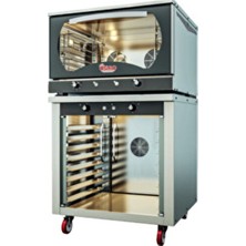 Osimo Osimix 2'li Patisserie Serisi Konveksiyonel 4'lü Buharlı Fırın ve 8'li Buharlı Mayalandırma 220 W