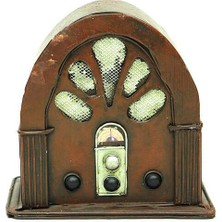Erseyy Radyo Kumbara Vintage El Yapımı Dekoratif Hediyelik