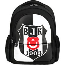 Me Okul Sırt Çantası Beşiktaş Bjk 1903 Logo Desenli Suni Deri 25360
