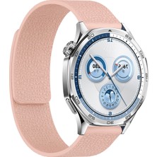 bbtech Huawei Watch Gt/gt2/gt3/gt3 Elegant/gt4 Uyumlu 20MM Deri Görünüm Mıknatıslı Kordon