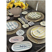 Onedekor 36 Parça 6 Kişilik Flower Line Kahvaltı Takımı