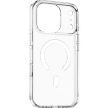 Cepustik Telefon Aksesuarları iPhone 17 Pro Kılıf M-Safe Şarj Özellikli Kamera Korumalı Kripto Kılıf