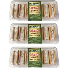 Aktürk Lokumlu Bisküvi 300 gr x 3 Adet