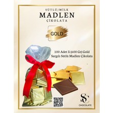 Angelo Chocolate 100 Adet (600 Gr) Gold Sargılı Madlen Çikokata
