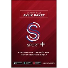 S Sport Plus S Sport 1 Aylık