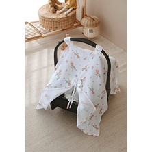 Esti Baby Müslin Puset Örtüsü / Bebek Arabası Örtüsü %100 Pamuk - Rabbit