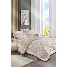 Marla Home Çift Kişilik Welsoft Yorgan Uyku Seti | Lastikli Çarşaflı | Bahar