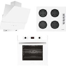 Alveus 3'lü Beyaz Ankastre Set (Gls 640 B-Mfa 627 B-Mod 3000 B )