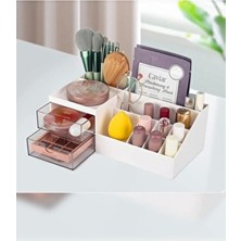 Origa 3 Katlı 2 Çekmeceli Ofis , Takı Makyaj Düzenleyici Organizer / Kozmetik Masüstü Düzenleme Kutusu