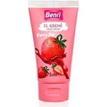 Benri Berry Pie El Kremi 75ML Tüp - Çilek Kokulu