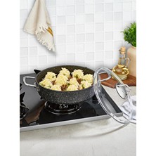 Falez Blackline 32 cm Karnıyarık Tencere BLN3072