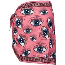 Sailor Moda Çok Renkli Hawaii Pareo Iç Göstermez Dokuma Kumaş Kadın Desenli 145X50 cm