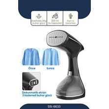 Sinbo SSI-6633 Dikey Buharlı Kırışıklık Giderici - 1640W - Silver