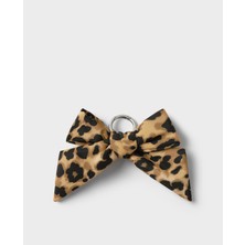Wouf Feline Bow Charm Kahverengi Renkli Geri Dönüştürülmüş Polyester Bileklik