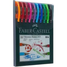 Faber-Castell Tükenmez Kalem 10'lu Setli Ürün Renkli Kalemler Tek Ebat Tüm Yaş Grupları İçin