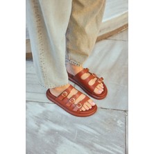 Milaya Shoes Zelina Tokalı Yazlık Kadın Terlik
