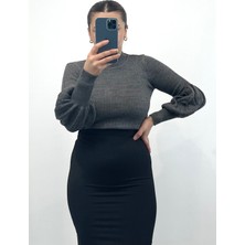 Balon Kol Balıkçı Triko Body