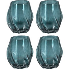 LuckyArt Florence Lucky Art 4lu Cam Su Bardagı Seti Mavi