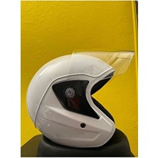 Moto Neo Beyaz Yarım Kask