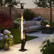 Mefar Metal Mefar Outdoor Mini Cam Portatif Pelet Kamp Sobası Bahçe Teras Sehpasiz 180CM