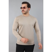 Masso Erkek Uzun Kol Polo Yaka Düğmeli Çizgili Triko