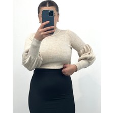 Balon Kol Balıkçı Triko Body