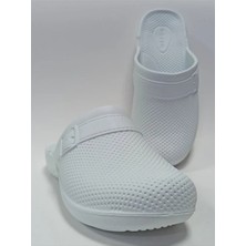 Gezer Beyaz Ekstra Hafif Suya Dayanıklı Lavabo Banyo Mutfak Balkon Teras Bahçe Islak Zemin Terliği