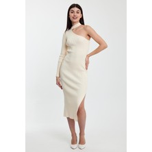 Alexandergardı Tek Omuzlu Triko ELBİSE(A92246-S)