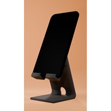 Cuboid 3D Masaüstü Telefon Tutacağı Telefon Standı Renkli Akrobat Siyah Belirtilmemiş Torpido Üstü Plastik Tr