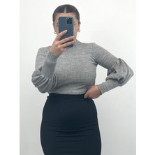 Balon Kol Balıkçı Triko Body