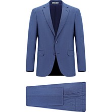 Kiğılı 7 Drop Slim Fit Dar Kesim Desenli Takım Elbise