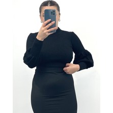 Balon Kol Balıkçı Triko Body