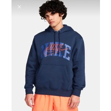 Nike Club Po Hoodie Arch Lacivert Erkek Sweatshirt FV4447-410